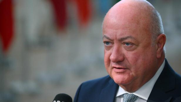 BELGIUM-EU-SUMMIT Bundeskanzler Stocker: "Russland ist eine Bedrohung"