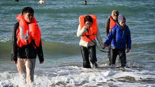 TOPSHOT-FRANCE-BRITAIN-EU-MIGRANTS 2024 mindestens 9.000 Tote: Rekordzahl bei auf Flucht getöteten Migranten