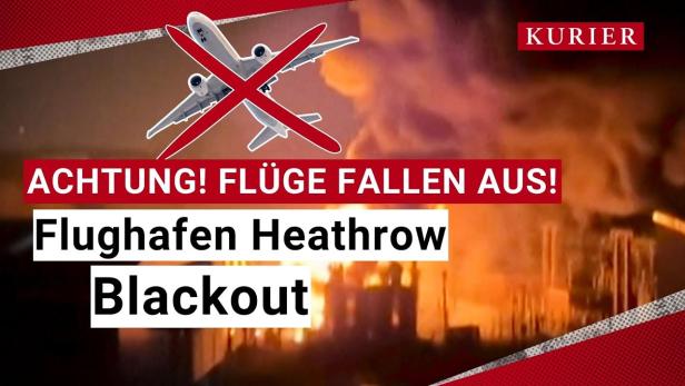 Wien-Flüge abgesagt: Londoner Flughafen nach Blackout geschlossen