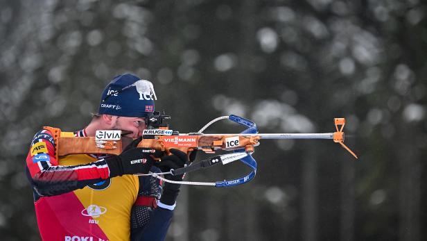 Sturla Holm Laegreid holte sich erstmals den Gesamtweltcup/Archivbild