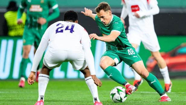 FUSSBALL/CONFERENCE LEAGUE/ACHTELFINALE/RÜCKSPIEL: SK RAPID - BORAC BANJA LUKA Pech für Wurmbrand: Rapidler ging bei U-19-Match verletzt vom Platz