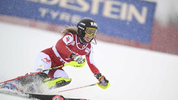 Chancen auf die Slalom-Kugel: Katharina Liensberger