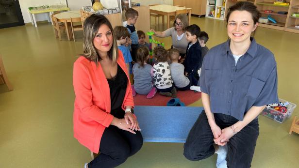 46-213742319 Sara Elsayed (li.) leitet zwei Kindergärten, Nadja Sattmann organisiert das Mentoring-Projekt