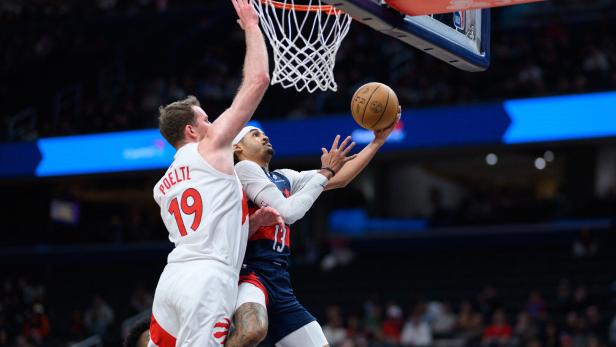 NBA: Toronto Raptors at Washington Wizards Basketball: Starker Pöltl bei Toronto-Sieg in Washington