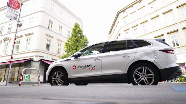 Carsharing-Auto von WienMobil an einer Verleihstation