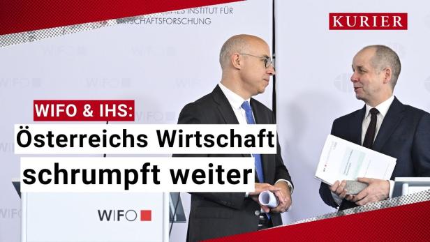 Wifo & IHS: Österreich bleibt in Rezession
