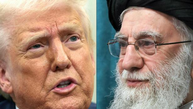 Donald Trump und Ali Khamenei Donald Trump und Ali Khamenei