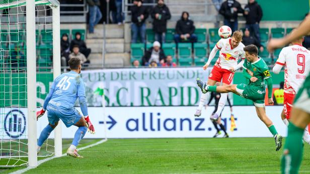 FUSSBALL: ADMIRAL BUNDESLIGA / MEISTERGRUPPE / 1. RUNDE: SK RAPID - RED BULL SALZBURG 2:0-Sieg in Hütteldorf: Meisterliche Salzburger waren für Rapid zu stark