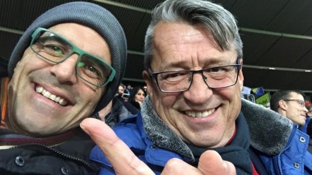 46-214179854 Langjähriges Duo: Paul Scharner (li.) und Mentaltrainer Valentin Hobel, der am Sonntag verstorben ist