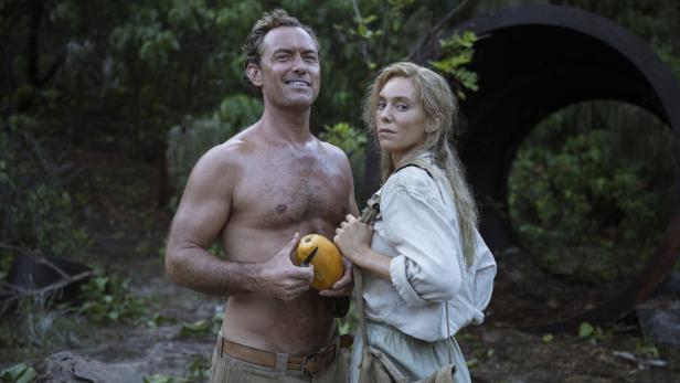 46-214217961 Zivilisationsflüchtlinge: Jude Law und Vanessa Kirby in „Eden“