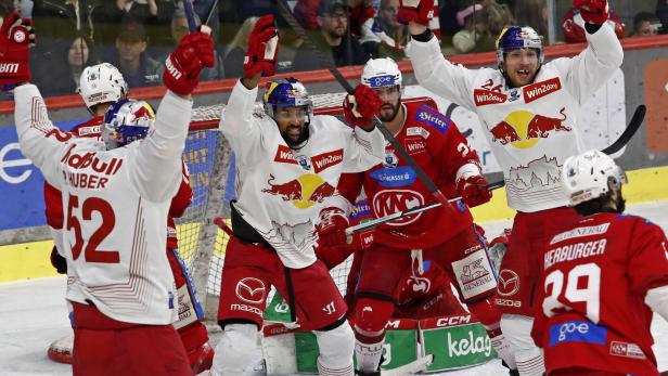 EISHOCKEY: FINALE/7. SPIEL: EC-KAC - EC RED BULL SALZBURG Hochsaison im Eissalon: Stars, Champions und Favoriten im Eishockey-Finale