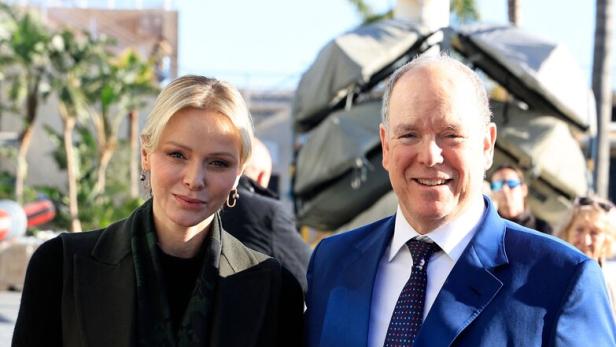 Fürst Albert II. und Fürstin Charlène von Monaco