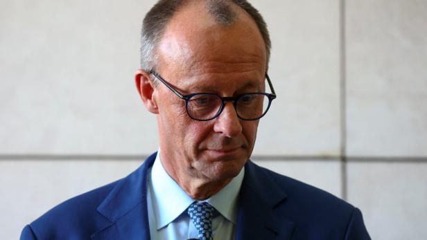 Friedrich Merz bei einer Rede.