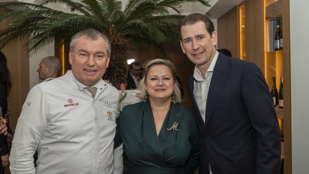 46-214337619 Toni und Eva Mörwald mit Sebastian Kurz