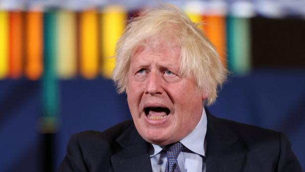 Conservative general election campaign event in London Boris Johnson von Strauß attackiert: "Zu lustig, um es nicht zu teilen"