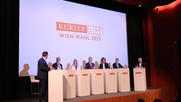 46-214394450 Wien-Wahl: Hitzige Debatte in der KURIER-Elefantenrunde