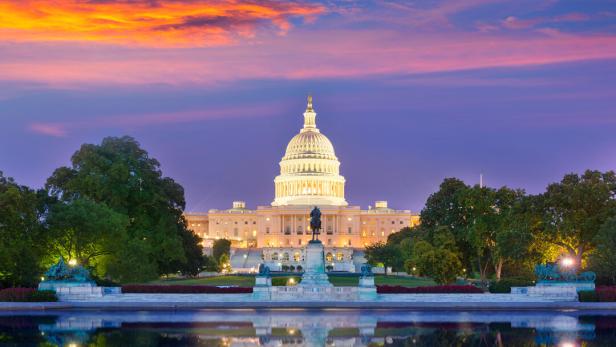 Capitol building sunset Washington DC congress Oh, Amerika!