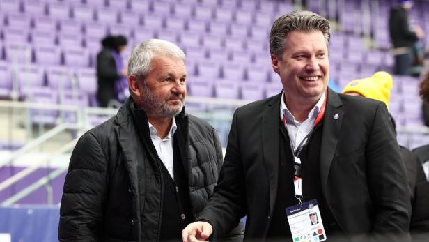 Austrias AG-Vorstand Harald Zagiczek (r.) mit Jürgen Werner
