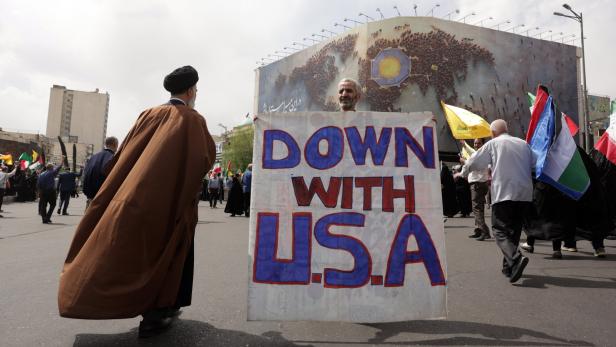 Anti-Israeli rally in Tehran USA und Iran: Verhandlungen über Atomprogramm gehen weiter