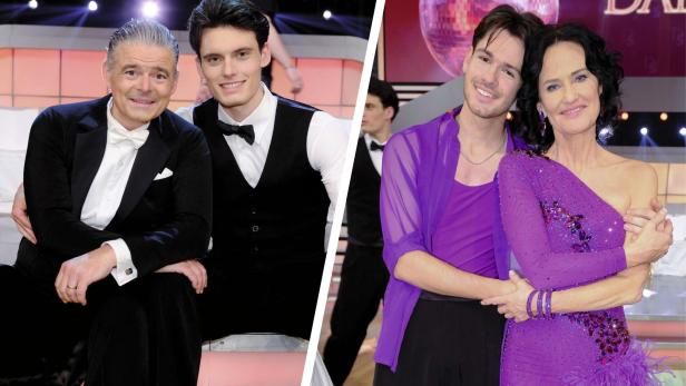 46-214455736 Andi Wojta mit Sohn Sebastian und Eva Glawischnig mit Sohn Benni