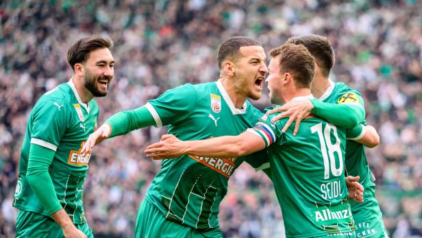 Blitzstart und Traumtor: Rapid feiert gegen die Austria ein Derby-Fest