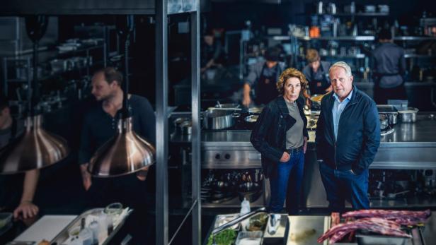 Bibi Fellner (Adele Neuhauser) und Moritz Eisner (Harald Krassnitzer) ermittelten in einem Mordfall in der Gastro-Szene