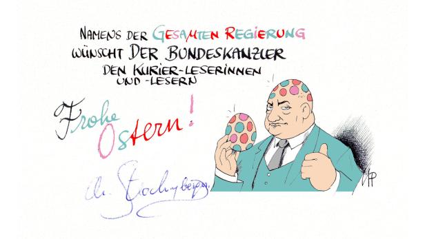 Ich schließe mich an: Frohe Ostern! M.P.