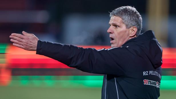 FUSSBALL: ADMIRAL BUNDESLIGA/ 20. RUNDE: TSV EGGER GLAS HARTBERG - RZ PELLETS WAC WAC-Trainer Didi Kühbauer