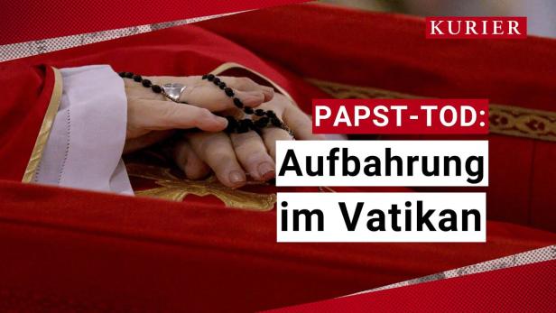 Papst Franziskus aufgebahrt, Begräbnis am Samstag