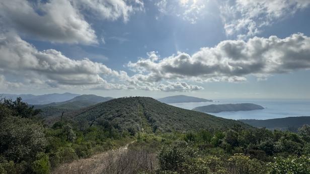 Insel Elba Meer Wanderweg