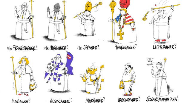 Der nächste Papst is was für aner?