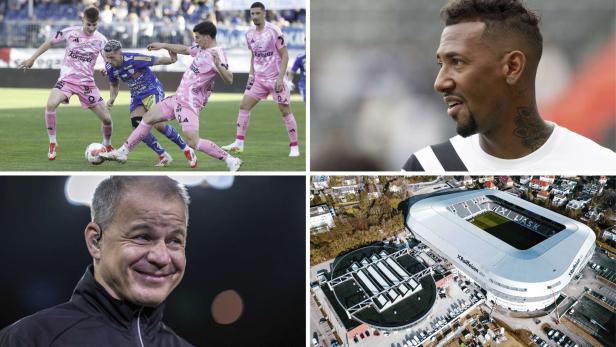 Aufreger beim LASK: Rosa Dressen, Boateng, Präsident Gruber und ein teures Stadion.