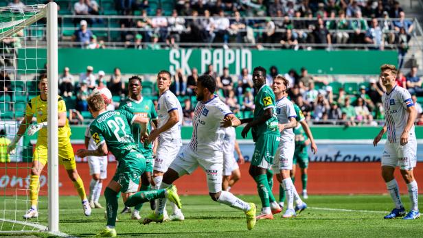 FUSSBALL: ADMIRAL BUNDESLIGA / MEISTERGRUPPE / 6. RUNDE: SK RAPID - BLAU-WEISS LINZ Keine Tore, aber ein Punkt gegen BW Linz für Rapid beim Kulovits-Debüt