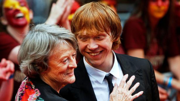  Rupert Grint und Maggie Smith