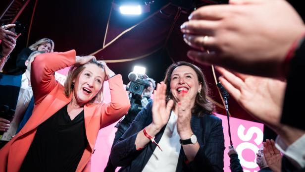 WIEN-WAHL: NEOS WIEN WAHLPARTY: ARAPOVIC / EMMERLING Endergebnis der Wien-Wahl: Neos überholten ÖVP und sind zweistellig