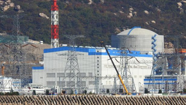FILE PHOTO: View of the Unit 4 reactor of Tianwan Nuclear Power Plant in Lianyungang