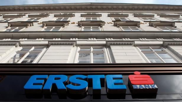 FILE PHOTO: Logo of Austrian lender Erste Group is pictured at its headquarters in Vienna FILE PHOTO: Logo of Austrian lender Erste Group is pictured at its headquarters in Vienna