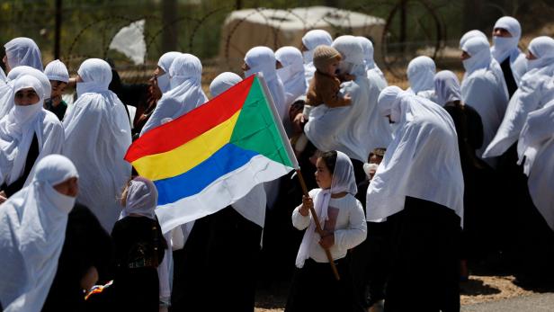 An annual gathering at the Nabi Shuayb Shrine, a holy place for the Druze community, at Majdal Shams An annual gathering at the Nabi Shuayb Shrine, a holy place for the Druze community, at Majdal Shams