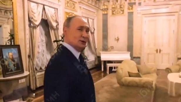 Putin zeigt seine Luxuswohnung