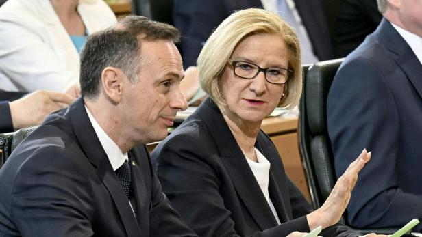 KONSTITUIERENDE SITZUNG DES NÖ LANDTAGS: DANNINGER / MIKL-LEITNER KONSTITUIERENDE SITZUNG DES NÖ LANDTAGS: DANNINGER / MIKL-LEITNER
