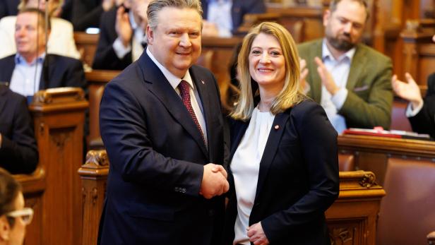 SITZUNG WIENER GEMEINDERAT MIT ANGELOBUNG NEUE STADTRÄTE: LUDWIG/EMMERLING