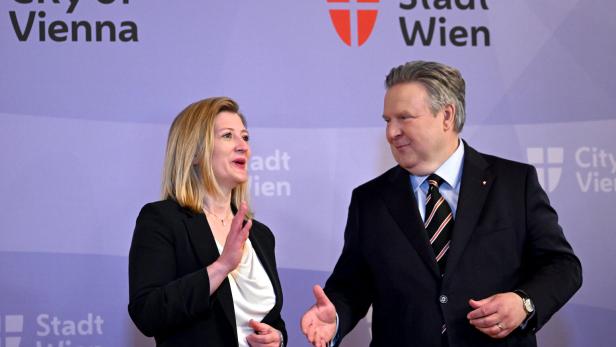WIEN: KOALITIONSVERHANDLUNGEN SPÖ UND NEOS - EMMERLING / LUDWIG