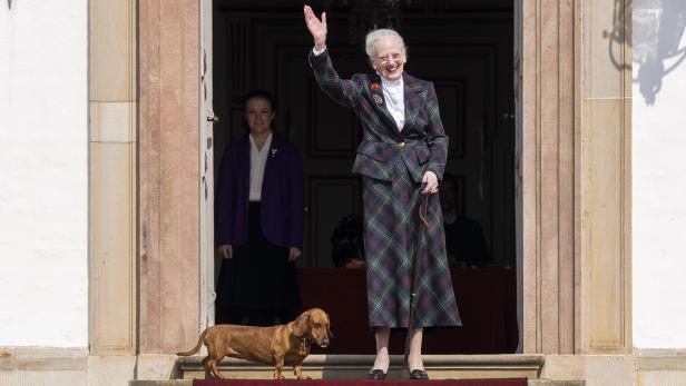 Denmark's Queen Margrethe celebrates 85th birthday at Fredensborg Castle Denmark's Queen Margrethe celebrates 85th birthday at Fredensborg Castle