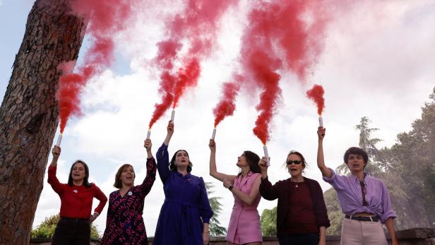 Women's Ordination Conference hold a protest in Rome