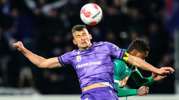 FUSSBALL: ADMIRAL BUNDESLIGA / 18. RUNDE: FK AUSTRIA WIEN - SK RAPID