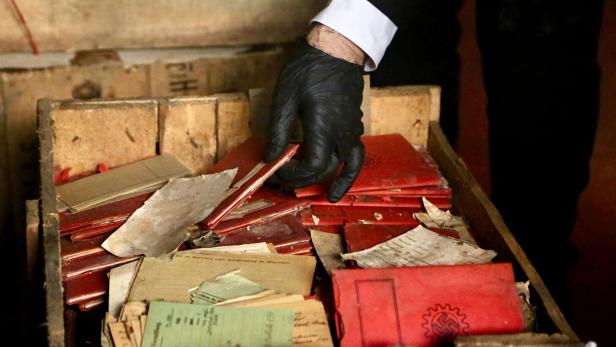 Im Keller des Obersten Gerichtshofs von Argentinien sind sieben Holzkisten mit Nazi-Propaganda entdeckt worden