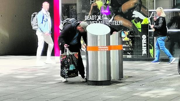 Illegale Müllsammler Wien