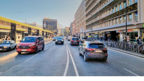 Demonstration Radverkehr Hauptbahnhof Innsbruck