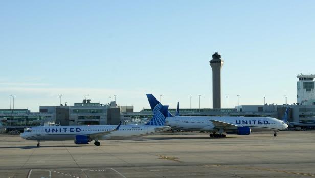 Air Traffic Control Tower is seen at Denver International Airport