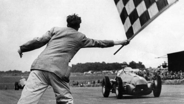 Erster Sieger: Giuseppe (Nino) Farina gewann 1950 den Grand Prix in Silverstone